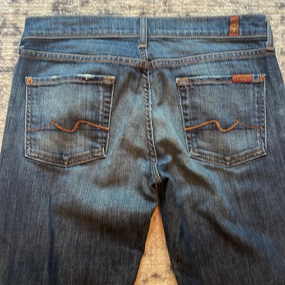 7 for all mankind bootcut jeans Sz 30 - Picture 4 of 5